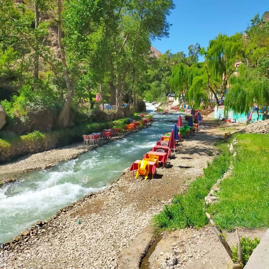 Marrakech: Ourika Valley waterfalls with guide& Berber lunch - Panoramic Views in the High Atlas Foothills