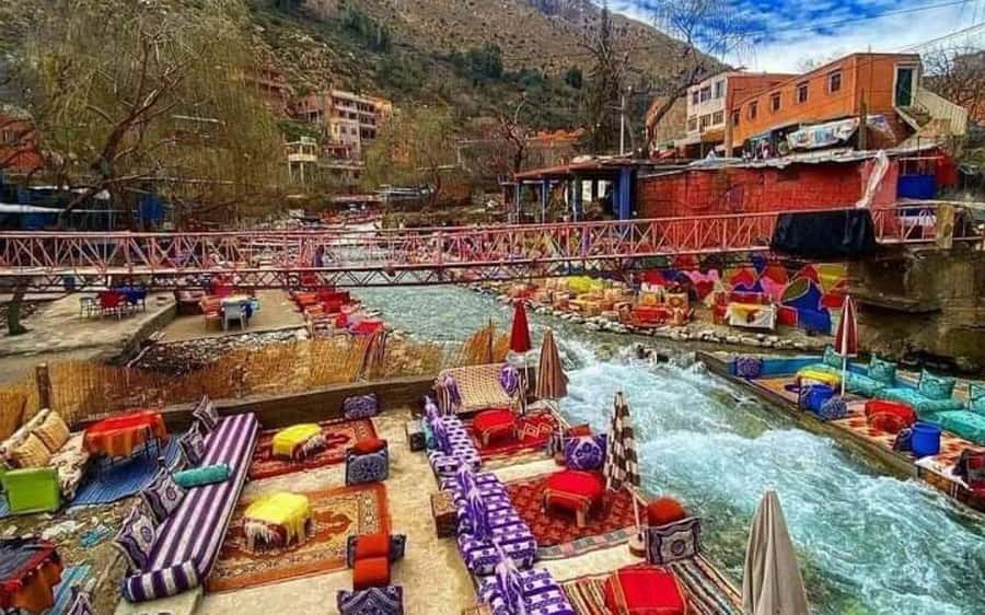 Marrakech: Ourika Valley with guid + lunch +Atlas Mountains - A look inside a traditional Berber house