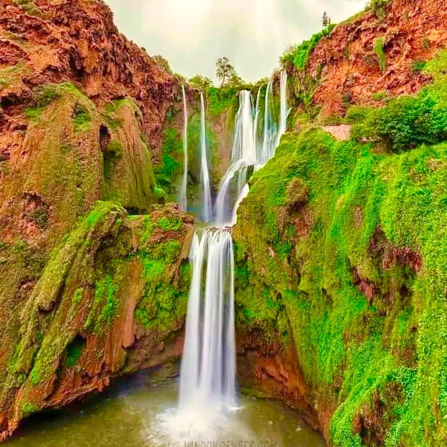 Marrakech: Ouzoud Waterfall, Guided Hike, Boat Ride & Lunch - Reaching Ouzoud and starting the walk