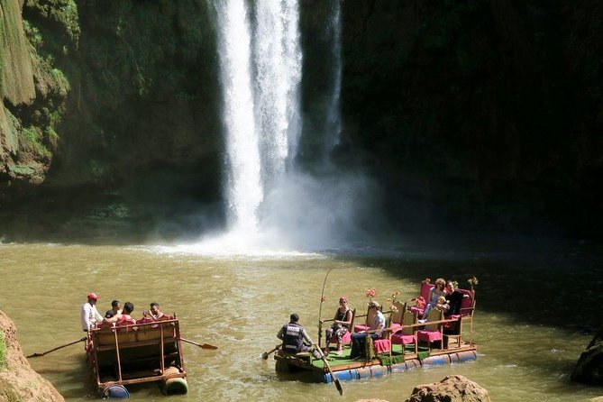 Marrakech: Ouzoud Waterfalls Guided Day Trip with Boat Ride - Lunch, restaurant choices, and extra spending