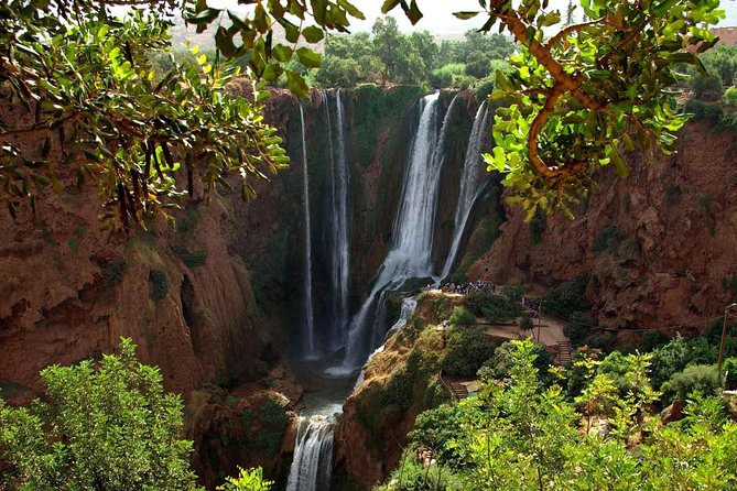 Marrakech: Ouzoud Waterfalls Guided Day Trip with Boat Ride - Reaching the upper viewpoints at Ouzoud