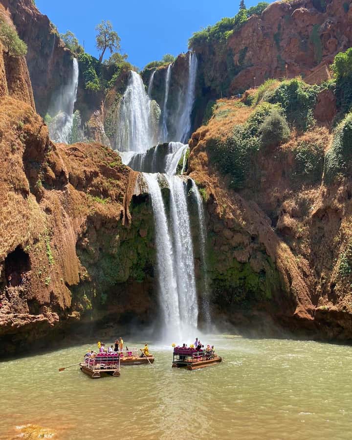 Marrakech : Ouzoud Waterfalls & Guided Tour & Boat Ride - Barbary macaques and the walk through the trees