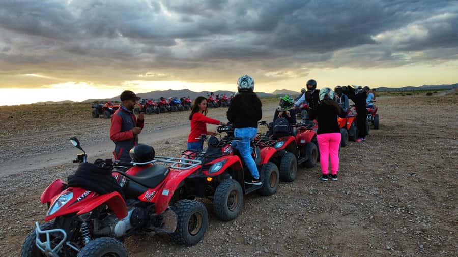 Marrakech: Palmeraie Guided Quad Biking Tour with Tea - From Riad Pickup to Safety Briefing