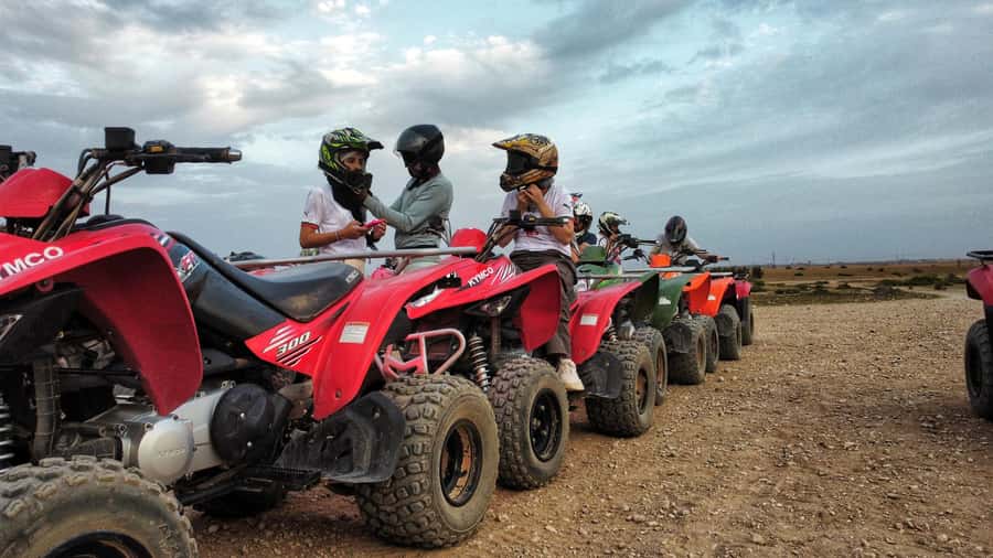 Marrakech: Palmeraie Guided Quad Biking Tour with Tea - Mint Tea, Bread, Honey, and Olives