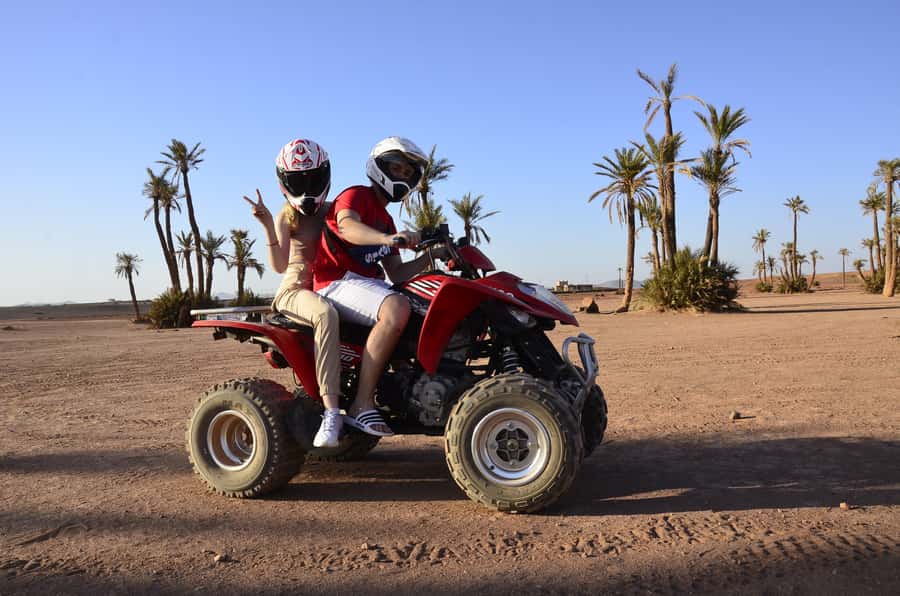 Marrakech: Palmeraie Guided Quad Tour with Tea Break - The 15-minute photo stop among the palms