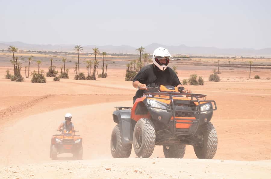 Marrakech: Palmeraie Guided Quad Tour with Tea Break - Choosing the best time of day