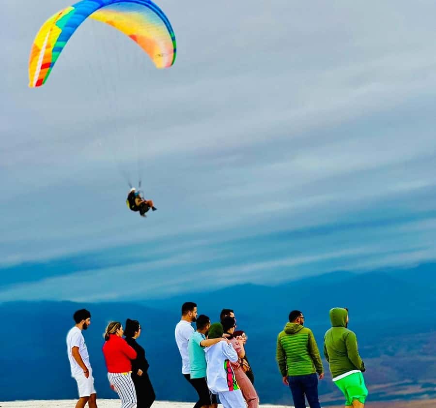 Marrakech: Paragliding over Agafay Desert & Atlas Mnt Views - Breakfast and Argan Oil at the Cooperative