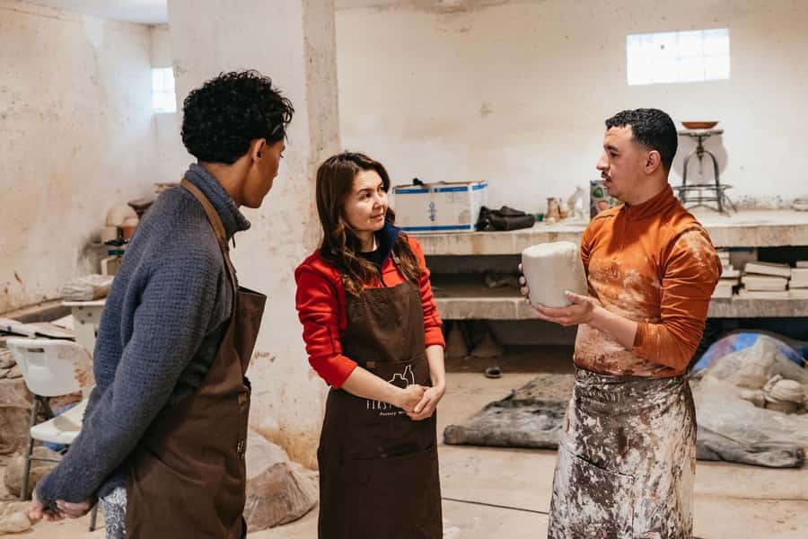 Marrakech: Pottery Workshop - How the private group changes the experience