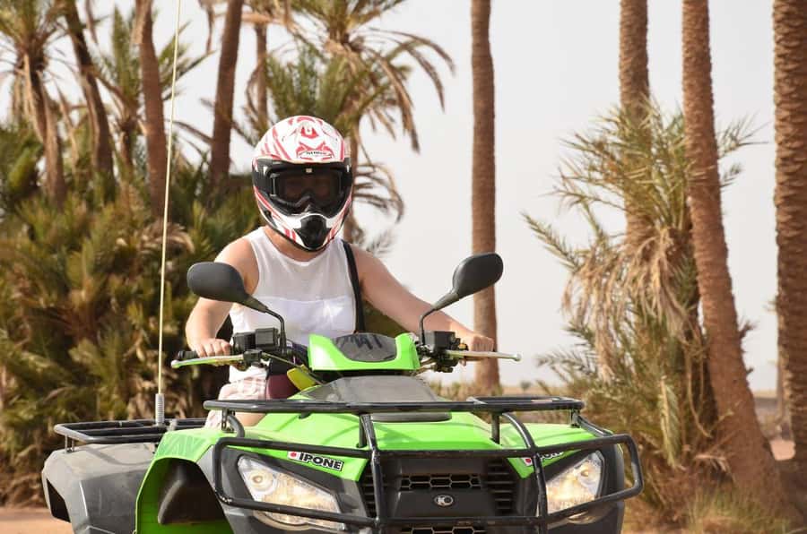 Marrakech: Quad activity in the Palmeraie with Tea break - From Marrakech to the Palmeraie in 30 minutes
