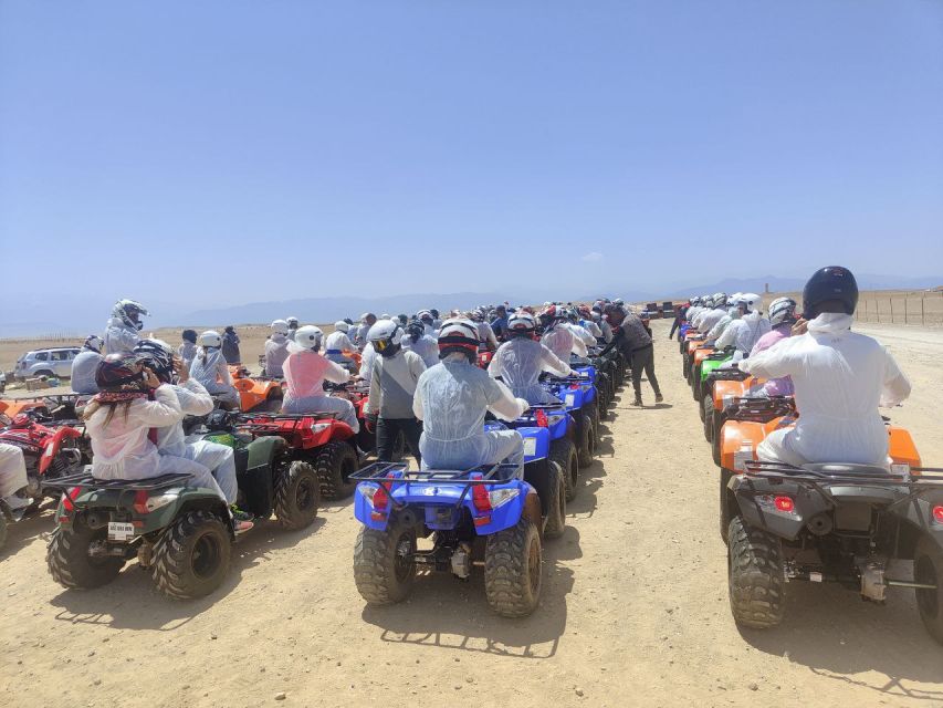 Marrakech: Quad activity in the Palmeraie with Tea break - Views of the Atlas Mountains and plenty of dust