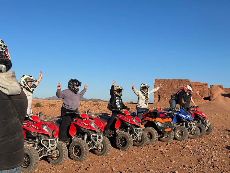 Marrakech: quad Adventure at the Dunes of the palmery desert - Leaving Marrakech in a 30-minute transfer
