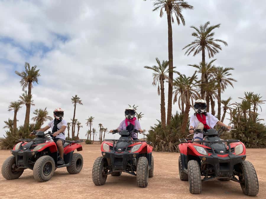 Marrakech: Quad Bike and Camel Ride Tour - Getting comfortable on the quad bikes