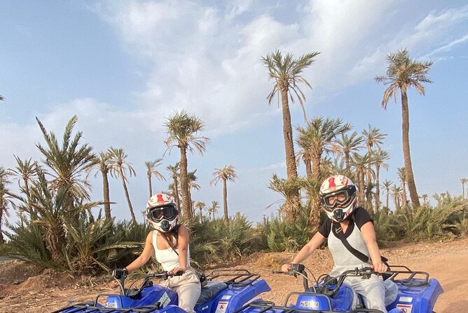 Marrakech Quad Bike Experience with Hotel Pick up and Drop Off - Tea, snacks, and the dusty finish