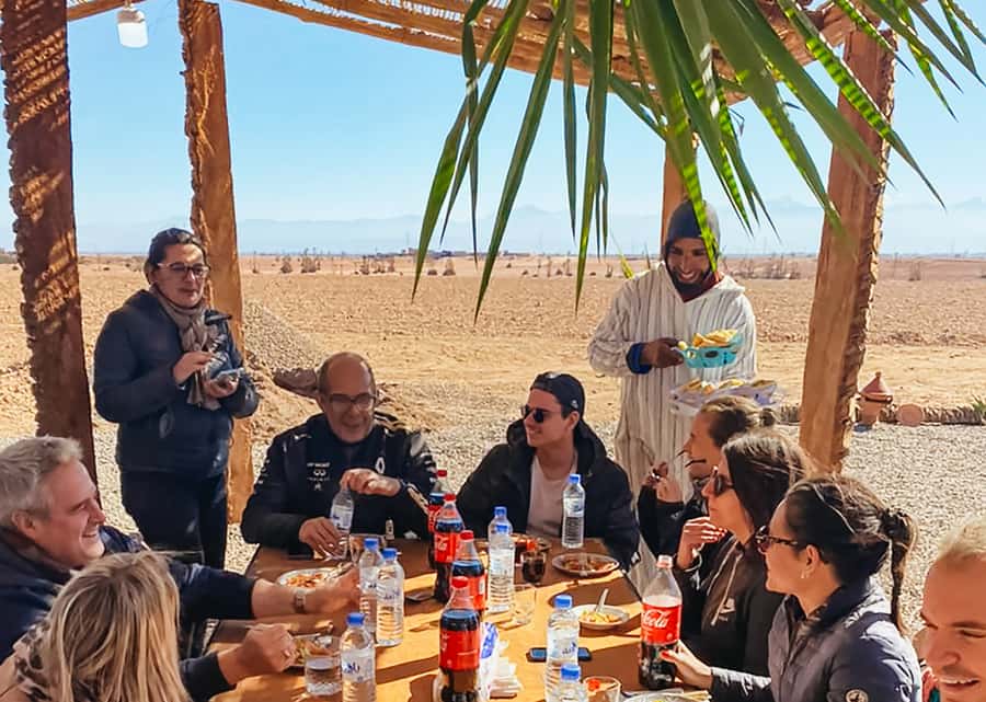 Marrakech: Quad Bike Tour to Palm Oasis and Jbilat Desert - Mint tea, honey bread, and a quiet desert pause