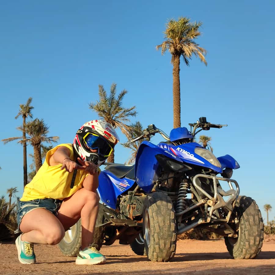 Marrakech: Quad excursion in the palm trees of Marrakech - Mint tea at a traditional bivouac