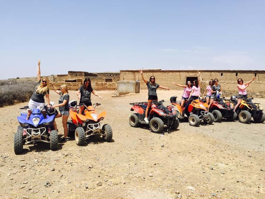 Marrakech: Quad Tour in Jbilets Desert with Palm Grove - Mint tea, biscuits, and a refreshing pool stop