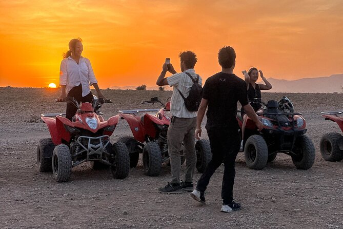 Marrakech: Quad tour in the Palmeraie and desert jbilet - Riding Through the Palm Groves