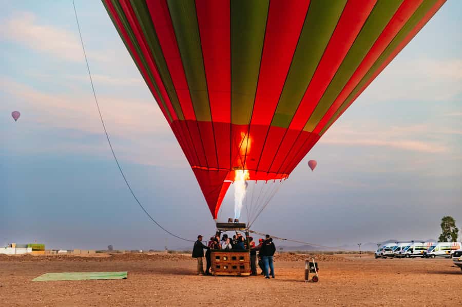 Marrakech: Shared Balloon Flight with Tea - The gentle lift into the Moroccan sky
