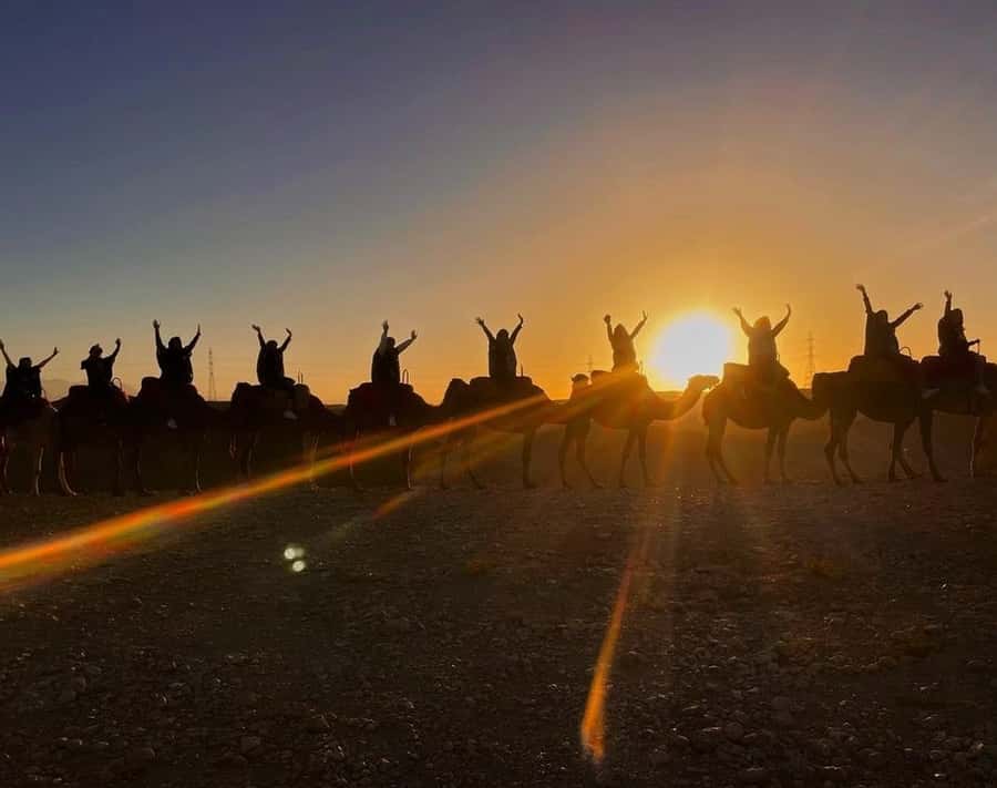 Marrakech: Sunrise Desert Tour with Camel Ride and Breakfast - Sunrise photographs and open Agafay views