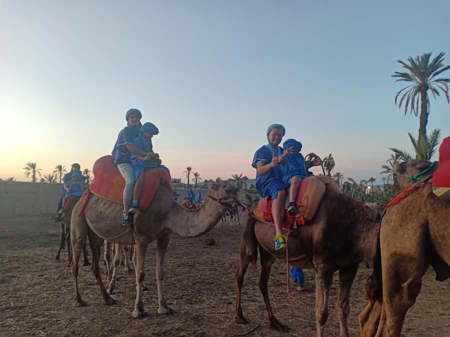 Marrakech: Sunset Camel Ride in the Palmeraie - Chasing the sunset, with an important warning