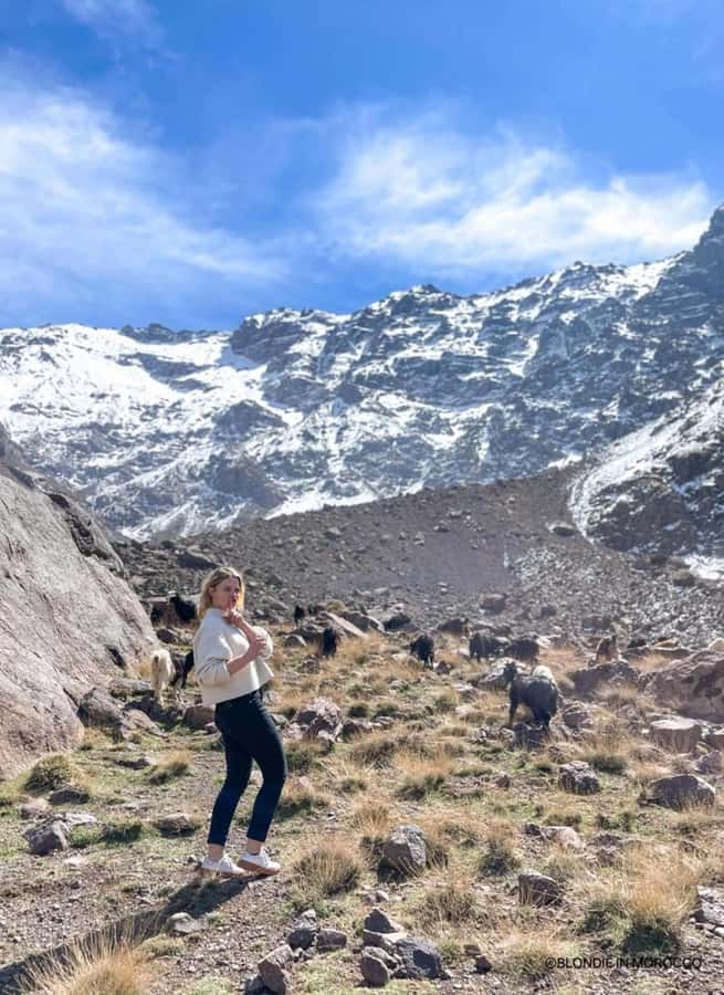 Marrakech: Tedli Summit Atlas Mountains Day Hike & Lunch - Starting the hike through Imlil Valley