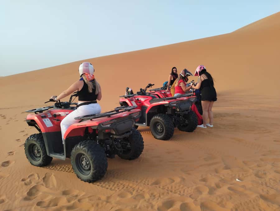 Marrakech to Fes 3 Days Sahara Desert Tour With Camel & Quad - Day two: Todra Gorge, Erfoud, and the orange dunes