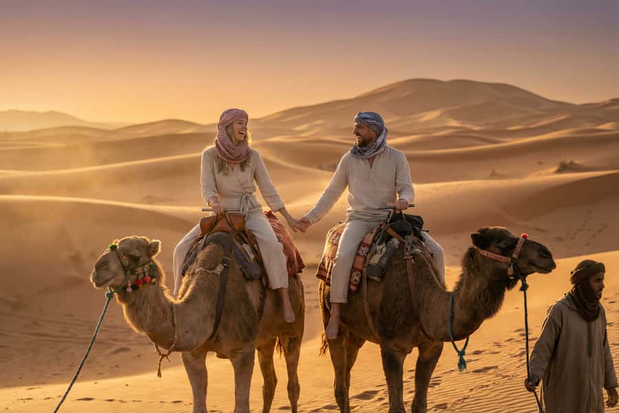 Marrakech to Merzouga: 3-Day Sahara Desert Tour & Camel Ride - A night at the standard or luxury camp