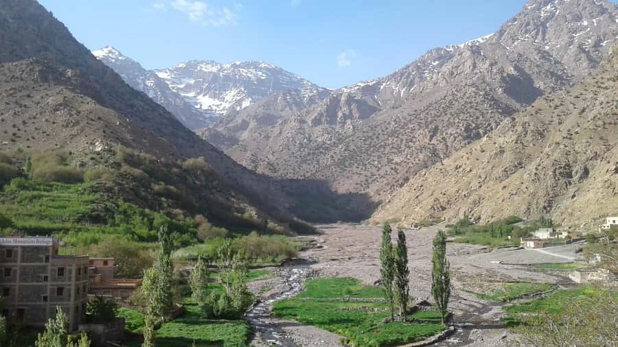 Marrakesh: 2-Day Mt. Toubkal Trek with 1-Night Stay & Meals - Day one: Imlil, Aremd, and Sidi Chamarouch