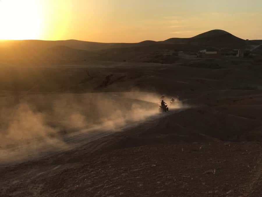 Marrakesh: Agafay Desert Quad & Camel Tour with Dinner - The 45-minute ride from Marrakesh