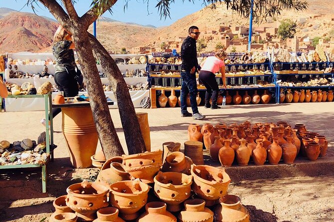 Marrakesh: Atlas Mountains, Imlil Valley & Waterfalls Tour - Berber lunch with a mountain view