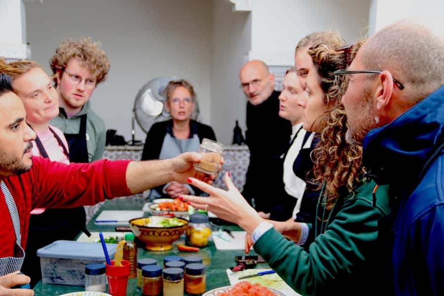 Marrakesh: Moroccan Dishes Cooking Class with a Local Chef - Cooking six dishes as one team