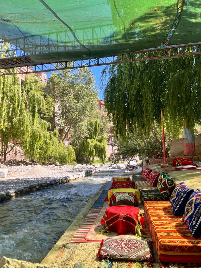 Marrakesh: Ourika Valley & Atlas Mountains Day Trip + Lunch - Lunch beside the Ourika River