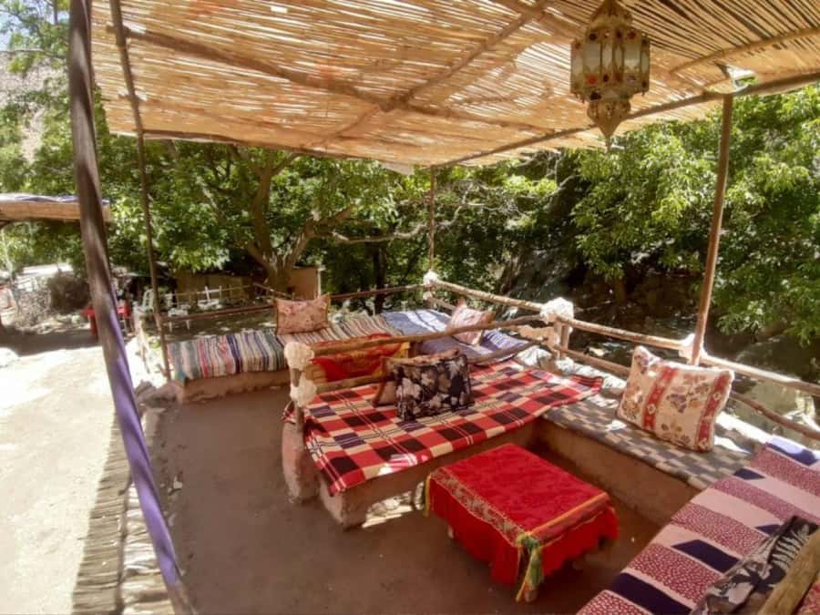 Marrakesh: Ourika Waterfalls, Atlas Mountains, Guide + Lunch - Walking through Ourika Valley