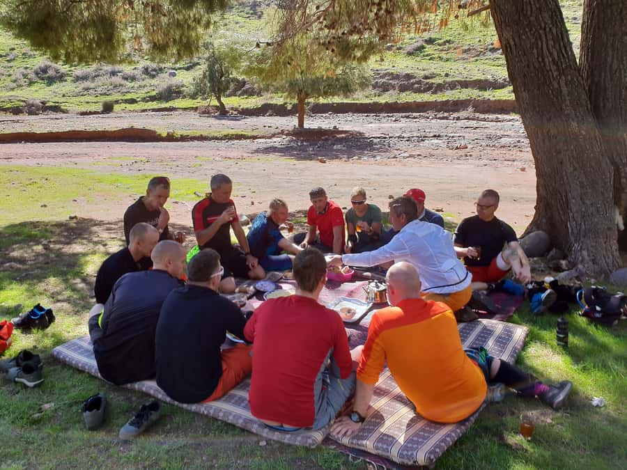 Marrakesh: Toubkal National Park Mountain Bike Trip w/Lunch - The 2,300-meter pass and mint tea stop