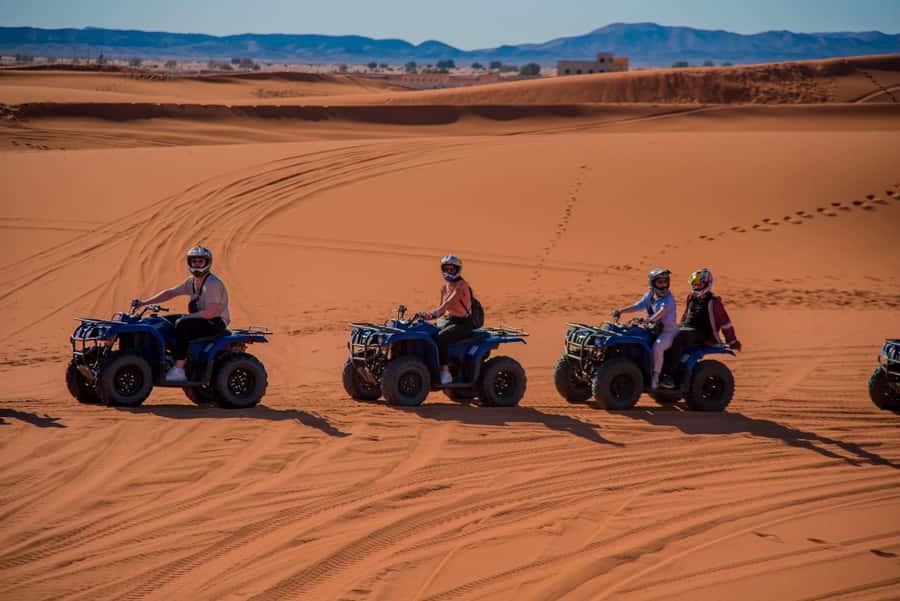 Merzouga : Adventure Quad Bike Safari, & Sandboarding - One hour over the Erg Chebbi dunes