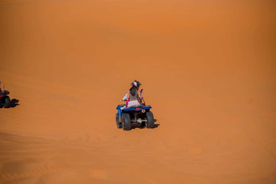 Merzouga : Adventure Quad Bike Safari, & Sandboarding - Sandboarding after the ATV ride