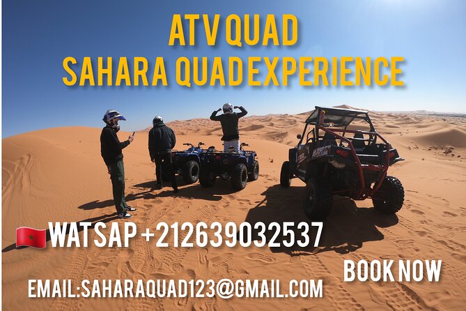 merzouga Desert 1 hour or two hour Quad Bike, and sandboarding - Quad Condition and Safety