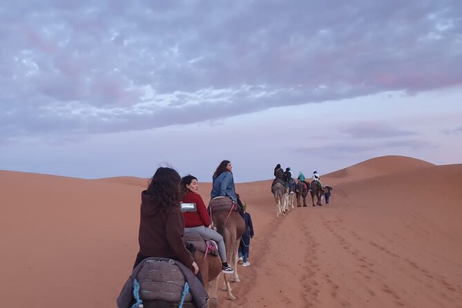 Merzouga Desert Campsite &Camel Excursions - Sunrise before the camel ride back