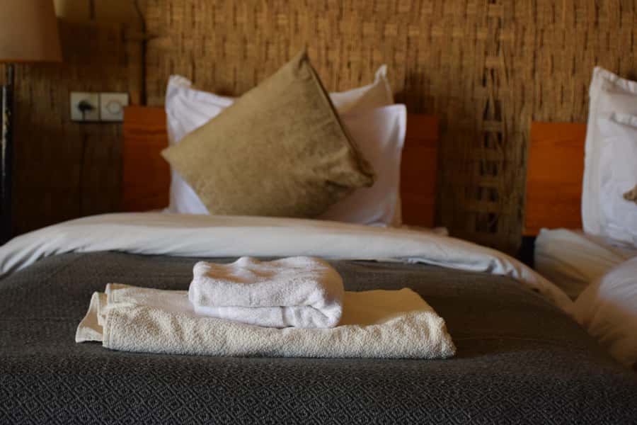 Merzouga: Overnight Stay in Luxury Desert Tent with Dinner - The private luxury tent and shower question