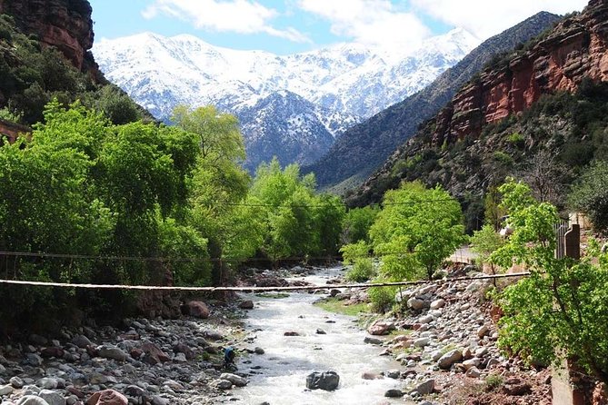 Mountains And Agafay Desert & 3 Valley & Berber Villages with Camel Rid - The waterfall and a closer look at local life