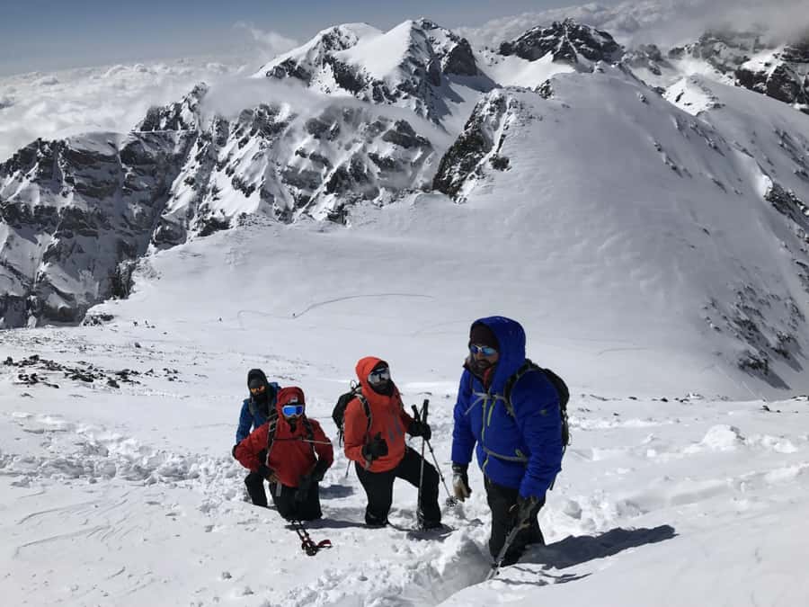 Mt Toubkal Ascent Express Trek 2 Days 1 Nights - The climb to Toubkal Refuge at 3,207 meters