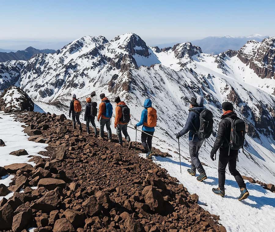 Mt Toubkal Ascent Express Trek 2 Days 1 Nights - Aït Mizane Valley and Sidi Chamharouch