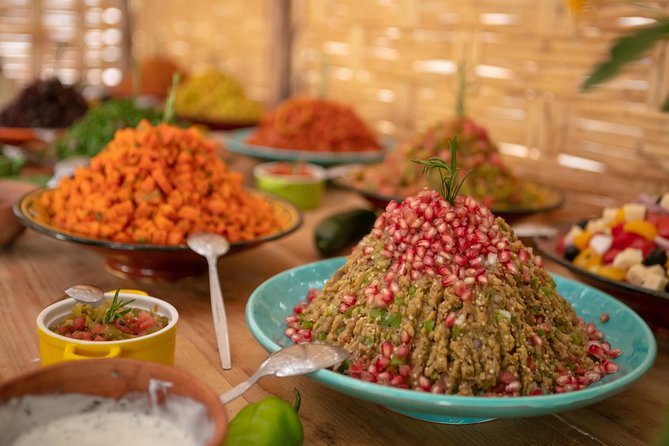 Organic Moroccan Cooking Class At Secret Berber Garden CT - Sitting down to eat what you prepared