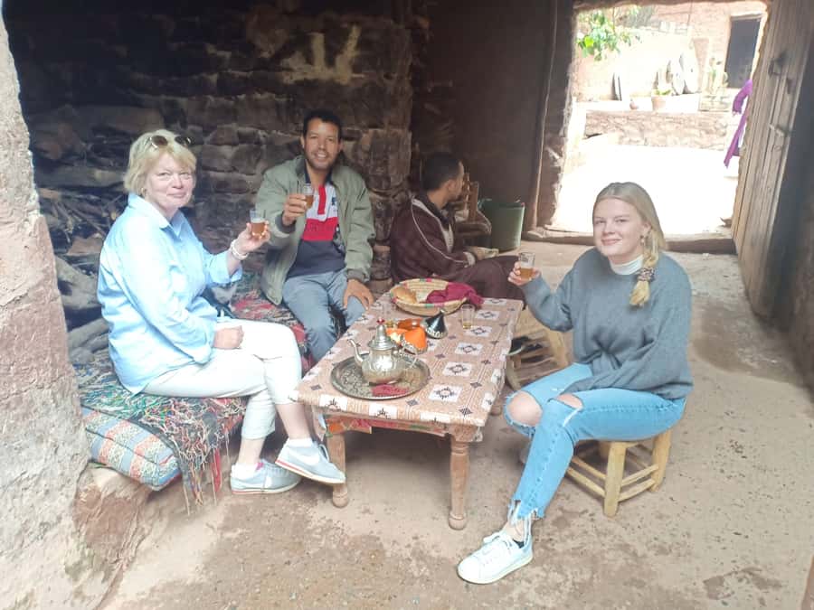 Ourika Valley ,Berber villages ,Atlas Mountains + Lunch - Pickup from the Medina and the ride into the mountains