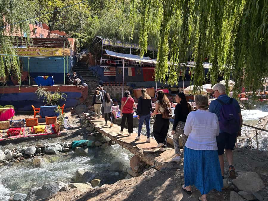 Ourika Valley Day Trip from Marrakech with Guide & Lunch - Lunch beside the Ourika River