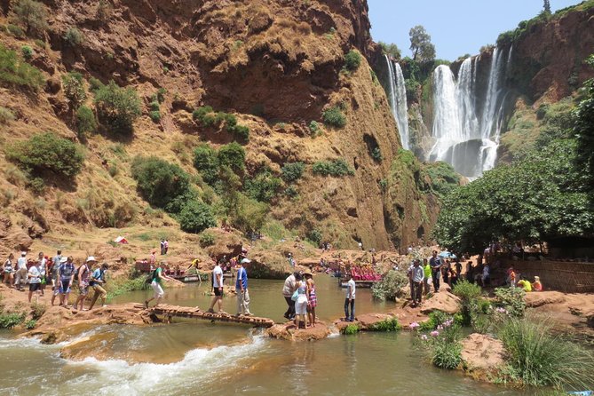 Ouzoud Waterfalls Guided Hike and Boat Trip from Marrakech - A hike with steep stairs and rough ground