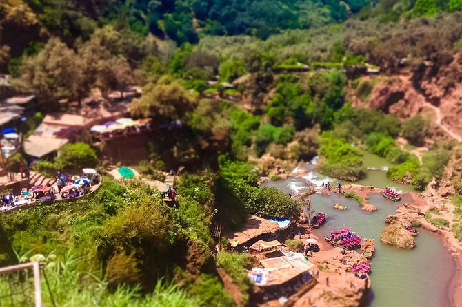 Ouzoud Waterfalls Guided Hike and Boat Trip from Marrakech - The short boat ride below the falls