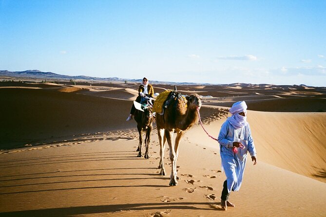 Overnight Camping in Merzouga Desert - Sunset, camels, and the first look at the dunes