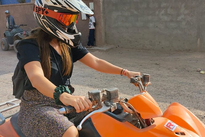 Palmeraie Quad Bike & Traditional Moroccan Spa - Getting ready for the 1.5-hour Palmeraie quad ride
