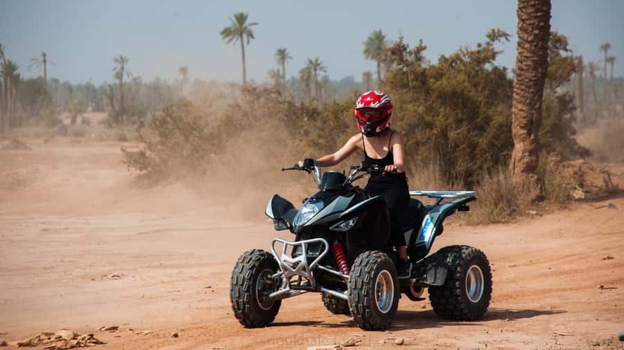 Quad Bike Activity in Marrakech Palmeraie - Your first minutes on the quad
